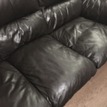Load image into Gallery viewer, A black leather couch after being treated with leather Better. Customer, Wendy's five star review: "It worked perfectly. I wish I would have found it sooner to save my leather furniture."