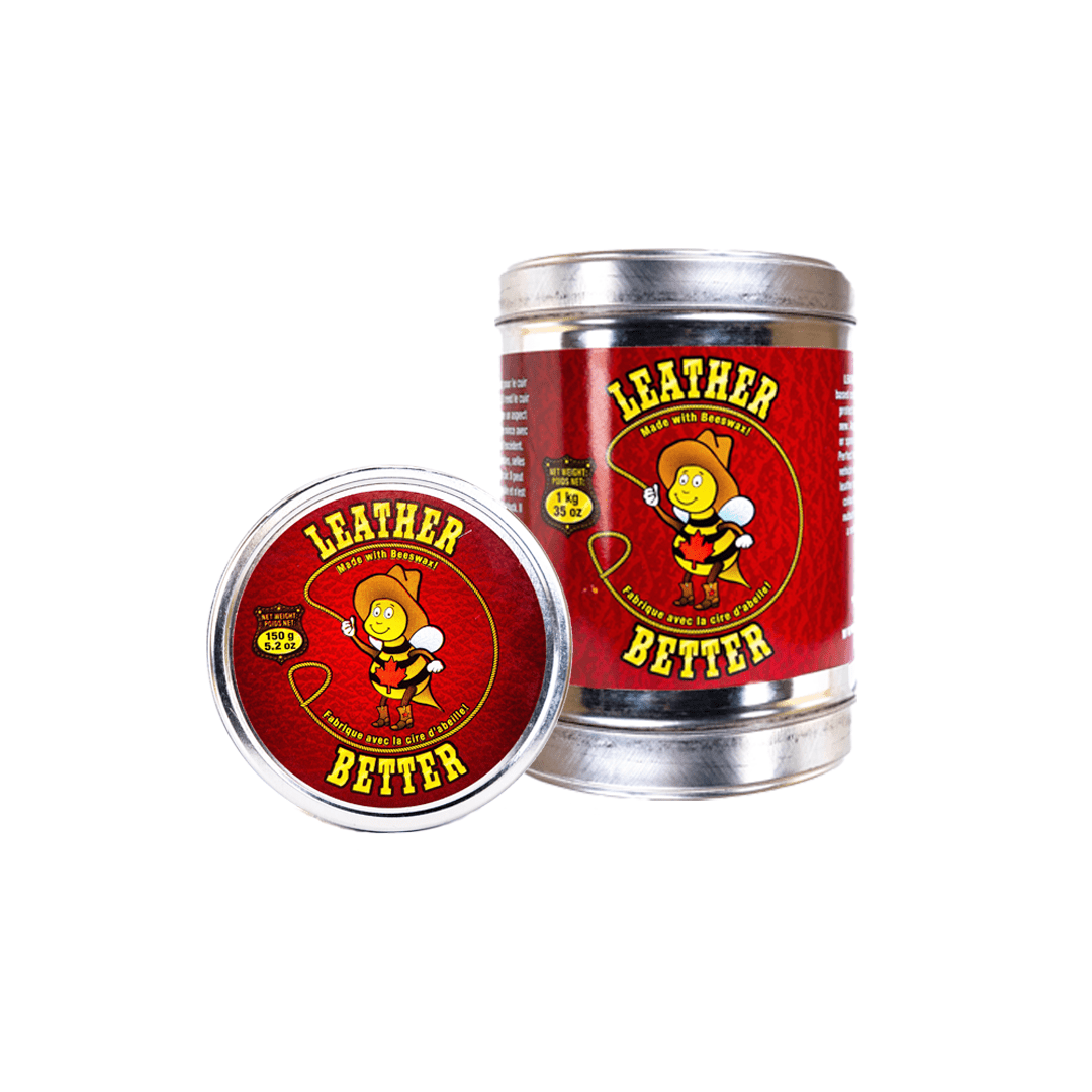 Leather Better 1kg (35.2 oz) and 1 150g bonus tin.